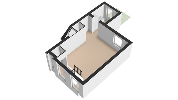 Floorplan - Kanaalstraat 106H, 1054 XM Amsterdam